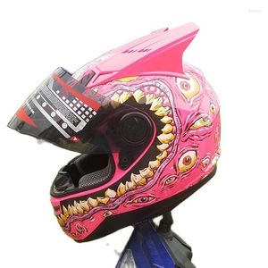 Motorcykelhjälmar kvinnor rosa hjälm öppen ansikte vintage skoter café racer 3/4 capacete casque