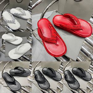 Качество Balencig качество Balencaiiga Top Balenicass Sandals Flip Flops Slippers Ladies Designer Fashion пляжные шлепанцы без устойчивости к износу.