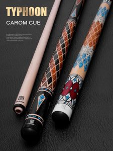 Billiard Accessories Ty Brand Typhoon Series Carom Cue Stick 3 Cushion Korean Stainless Steel Radial Joint 12.2mm Tip 230616
