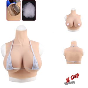 Breast Form KnowU Cup H Cosplay Silicone Breast Forms Artificial Realistic Chest Cosplay Costumes For Transgender 230616