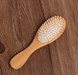 2021 Wholesale Cheap Price Natural Bamboo Brush Healthy Care Massage Hair Combs Antistatic Detangling Airbag Hairbrush