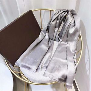 Luxury Silk Scarf Fashion Man Women 4 Season Shawl Scarf Letter Scarves Size 180x 70cm 6 Color High Quality Fashion Design9637234237P