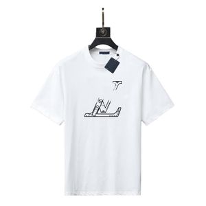 Homens camisetas Mens Camisas Designer Camiseta Algodão Redondo Pescoço Impressão Rápida Secagem Anti Rugas Homens Primavera Verão Alta Tendência Solta Manga Curta Roupas Masculinas # J1100