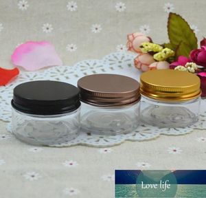 30g Aluminum Cosmetic Jar Container Plated Cap Screw Thread 50pcs/lot 30ml Makeup Container Factory Wholesale