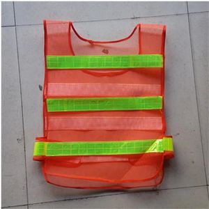 Colete refletivo Vestuário de segurança Coletes com grade oca Aviso de visibilidade Segurança Equipamento de trabalho Proteção