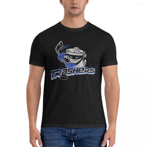 Polo da uomo Danbury Trashers Hockey su ghiaccio Vintage Tee UHL Classic T-Shirt Edition T Shirt Abbigliamento Uomo
