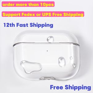 Für Airpods Pro Kopfhörer Zubehör Neue Schutzhülle Apple Airpod 2 3 Gen Bluetooth Headset Set Weiß PC Hartschale Kopfhörer Protecter
