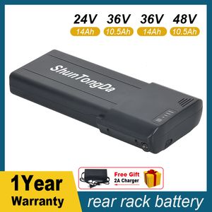 36V Rear rack Battery 10.5ah 24V 12ah 14ah City Electric Bike Batteries 48V 9ah for Mountain bike battery pack