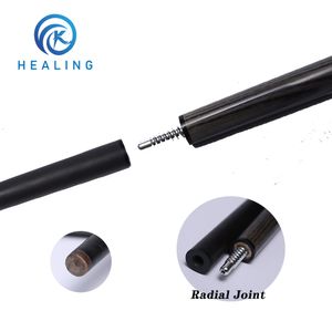 Billiard Accessories Front Part for Carbon Fiber Pool Cue Shaft Customized carbon fiber Punch Snooker 12 Split Black 230615