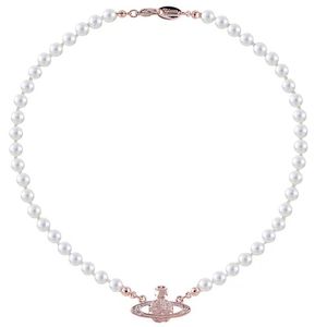 Designer Pearl Pendant Stereoscopic 3 D Planet Saturn Clavicle Necklace Bracelet Jewelry Crime Against Women Tennis Chain