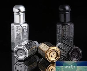 3 ML/6 ML/12 ML todo-fósforo recubierto con láser cuentagotas de cristal Perfume Simple moda botella de aceite esencial 120 unids/lote