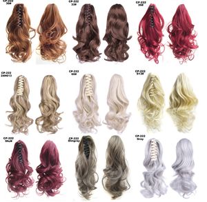 16-Inch Wavy Claw Clip Ponytail Hair Extensions - Multiple Styles Available - Instantly Transform Your Hairstyle with Our Easy-to-Use Extensions