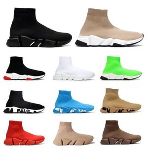Fashionable casual shoes trainers men and women 2024 socks shoes balance black and white 17FW Paris graffiti the only vintage socks walking outdoors