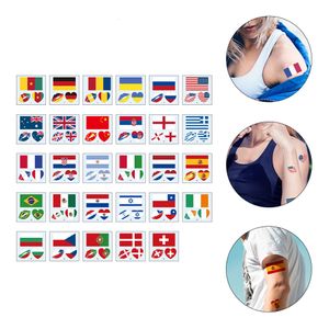 Tatuagens Temporárias 116 Pçs Adesivos de Bandeira Caderno Infantil Decorações de 4 de Julho Face Accesorios Para El Autos 230616