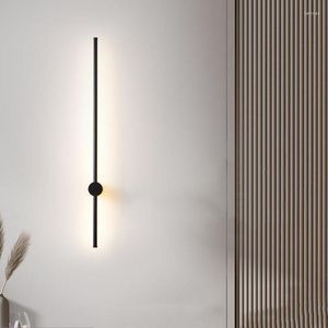 Vägglampa Modern LED-ljus AC85-290V Lång SCONCE 100 cm Interiör Bedside Bedroom Soffa Bakgrundsbelysning