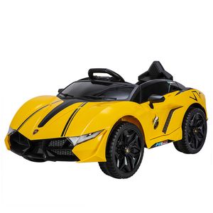 HY 12V Dual Drive Auto elettrica per bambini 380W Doppio motore Ruota in plastica Baby Car Rideable Bambini Veicolo elettrico Regali per 1-5 anni