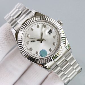 MENS Titta 41mm Automatiska mekaniska klockor Fashion Wristwatch Rostfritt stål Montre de Luxe vattentäta klassiska klockor