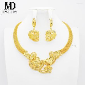 Necklace Earrings Set French Glamour Women's Jewelry Contains Wedding Gifts For Various Occasions Party Wear