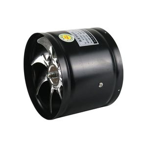 Fans 4/6/7/8inch Inline Duct Fan Air Ventilator Metal Pipe Ventilation avgassfläkt Extrahtor Kitchen Wall Fan Duct Attic Fan