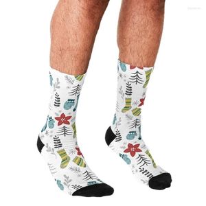 Herrensocken, lustige Weihnachtshandschuhe, Harajuku, Männer, glücklich, Hip-Hop, Neuheit, niedliche Jungen, Crew, lässig, verrückt nach