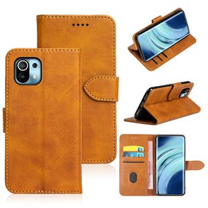 Leder-Handyhülle für Xiaomi Redmi 10 Note 11 Prime 11E 10C 10A A1 A2 K50 Ultra K40 Gaming Pro 11i Poco F4 F3 GT K40S Flip Cover Wallet Phone Cases mit Kartenhalter