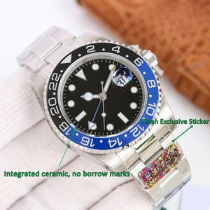 الساعات الأصلية من 1 إلى 1 رجال Pepsi Green Mean Time Batman Women's Automatic 40mm 3285 Sports Men High