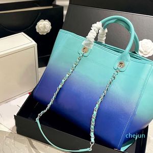 Coleção de férias Bolsas de praia Shopper Luxury Handbag Designer Fashion Purse Large