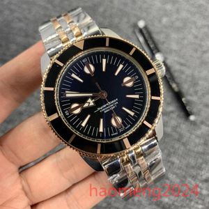 V3 Top AAA Breitling Lüks İzle İki Ton Süperokan Mirası 57 B20 Otomatik Mekanik Hareket İzle Paslanmaz Çelik Kayış Floding Toka Erkekler Hava Bilek Swatches