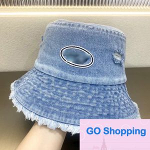 Cappello da pescatore con cimossa ruvida in denim di qualità Primavera ed estate da donna Stile coreano All-Match Face Cover Face Piccolo cappello a secchiello Cappelli a bacinella a prova di sole abbinati