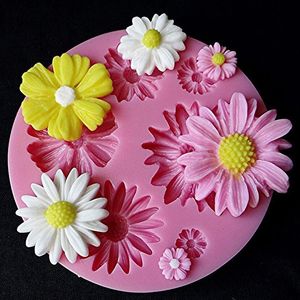 Bakningsformar 3D Flower Silicone Forms Fondant Craft Cake Candy Chocolate Sugarcraft Ice Pastry Tool Mold 230616