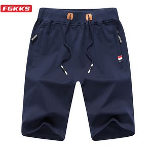 Мужские шорты fgkks Quality Brand Men Casual Shorts Summer Male Fashion Casual Short Men's Solid Fitness Deshate Shorts 230616