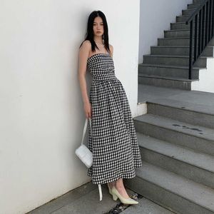 Summer New Fashion maxi Dress Women's Versatile Slim Wrap Breast Tie A-line Little black clothes Dress SEXY DRESSES FOR WOMEN