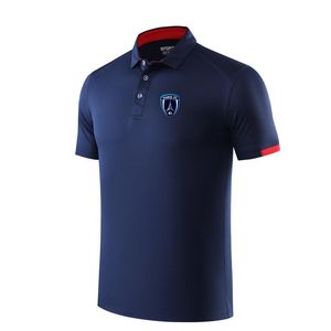 Paris FC T-shirt sportiva da uomo e da donna POLO dal design alla moda, in morbida rete traspirante, camicia casual per sport all'aria aperta