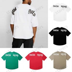 Mens Women Designers Palmes Angel T-Shirts Tees Apparel Topps Man Casual Chest Letter Shirt Luxurys Clothing Street Shorts Palm Sleeve Clothes Angels T Shirts On11