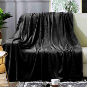 ブランケットVenteunique Soft Fuzzy Super Cozy Solid Blanket Couch Couch Sofa Bed Pet Throw Sheet Mechanical R230617