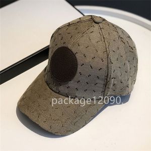 Męskie czapki projektanta czapki baseballowe sport pełny liter