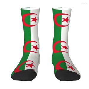 Erkek Çorap Cezayir Bayrak Elbise Erkekler İçin Kadınlar Sıcak Moda Yenilik Ekibi