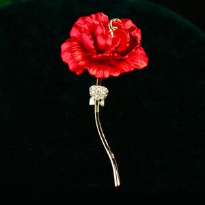 Pins Broothe OKLY delikatne mikro-set cyrkon broszki Elegancka atmosfera kwiatowy pinek dla kobiety
