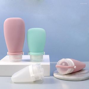 Storage Bottles Silicone Bottle Refillable Lotion Shower Gel Shampoo Container Empty Portable Travel Accessories