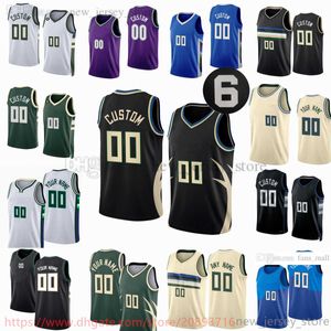 Custom Printed 2022-23 New Season Basketball Jerseys 34 Giannis 22 Khris Antetokounmpo Middleton 12 Grayson Allen 3 George Hill 23 Wesley Matthews 7 Joe Ingles 6 patch