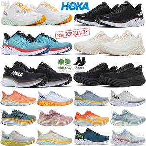 Роликовые туфли 8 Hoka One Clifton Bondi Кроссовки Местные ботинки Интернет-магазин Тренировочные кроссовки Accepted Liftyle Shoesck Absorb Highway Digner Женская мужская обувь S