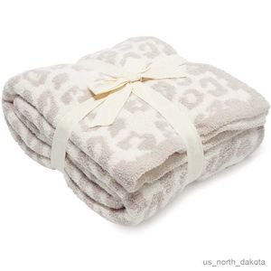 Coperta Coperta in pile con stampa leopardata Coperta in pile di alta qualità e coperta per divano Coperta leggera super morbida e confortevole R230617