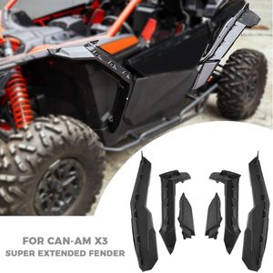 All Terrain Wheels Parts KEMIMOTO UTV Accessories For Can Am Maverick X3 1000 Max Turbo R 2023 Super Extended Fender Flares