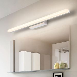 Lâmpadas de parede 40cm 50cm lâmpada led banheiro espelho à prova de umidade luz casa el decorações farol luzes de cabeceira super brilhantes