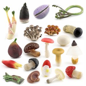 Action Toy Figures Simulering Vegetabilisk växt Svamp AMANITA MUSCARIA Figurer Fairy Garden Decor Miniature Staty Education Model Figur 230617