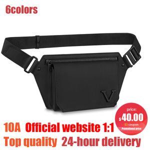 M57081 Takeoff Sling Waist Clutch Shoulder Toiletry Cowhide Chest Bag Womens Mens Totes Stuff Sacks Handbag Crossbody Designer Pochette