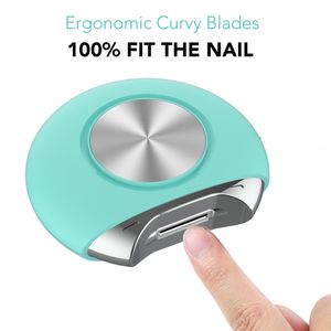 Nail Clippers Smart Nail Clipper Polisher Professional Electric Nail Trimmer Manicure Machine Mini Portable Finger Nail Tools for kids Baby 230616