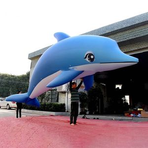 20 футов*7 футов*13 -е место на открытом воздухе карнавальные парады рекламирующие надувные гигантские модели с дельфином воздушные шары Мультфильм Живота для океана