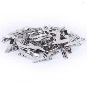 Haaraccessoires Lot Van 50 Stuks Groothandel Blank Double Prong Metalen Tanden Alligator Barrette Clips Hoofddeksels DIY 35mm