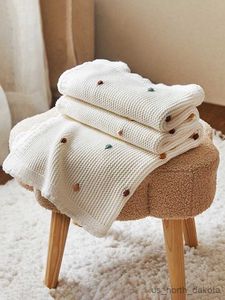 Blankets Home DecorationStar Color Soft Blanket Chic Knitted Blanket Bedspread Throw Blankets for Bed Sofa R230617